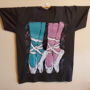 Ballerina Shoes t shirt Size Medium New without tags